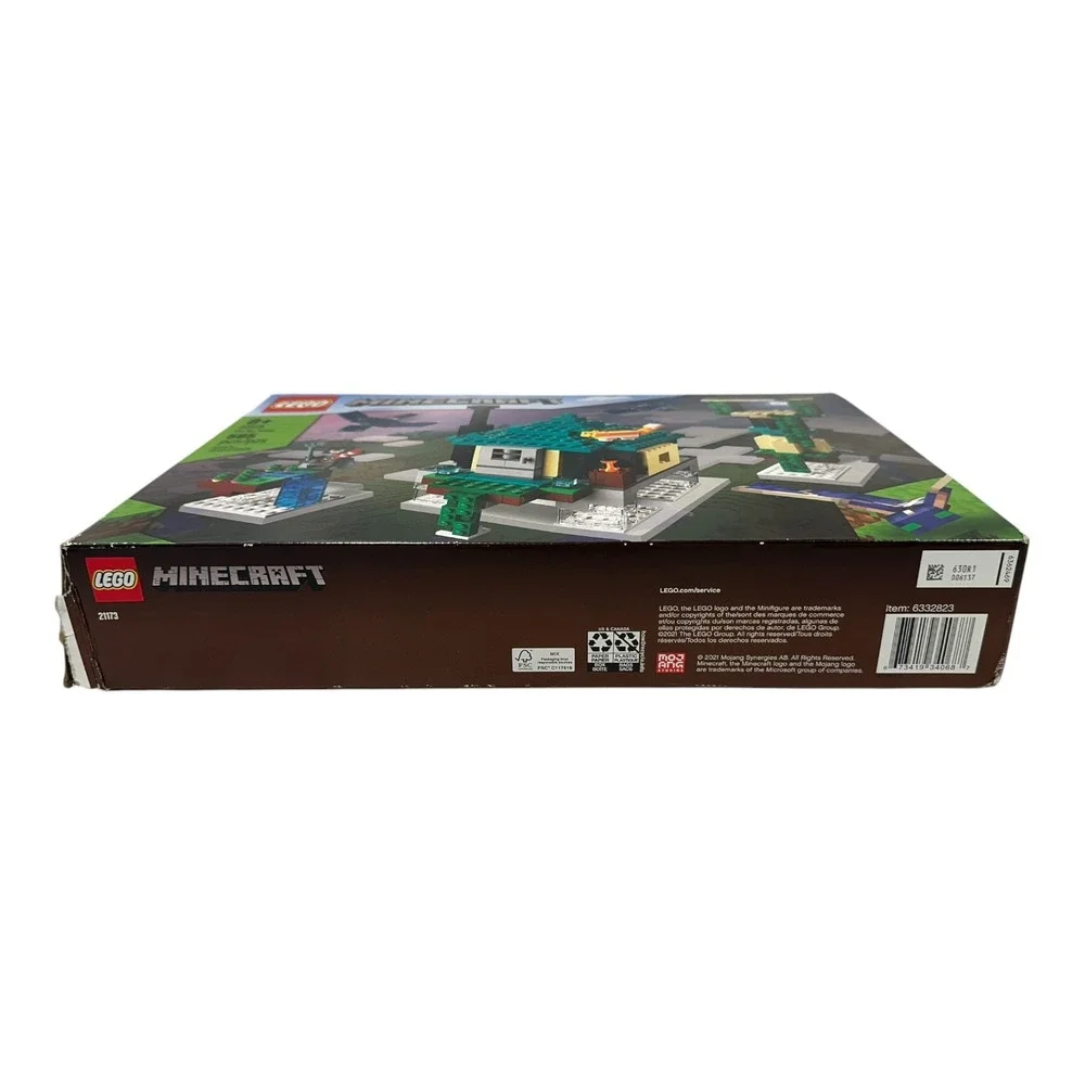 LEGO Minecraft The Sky Tower 21173 565 Pieces Box Instructions Missing 1 Part